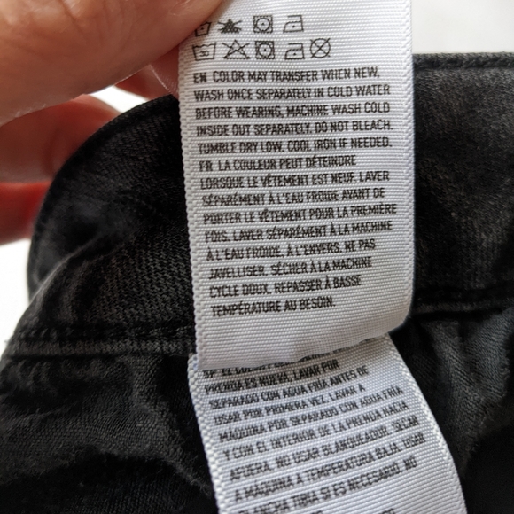 American Eagle Outfitters Black Next Level Stretch Jegging Jeans Size 24 - Picture 7 of 8